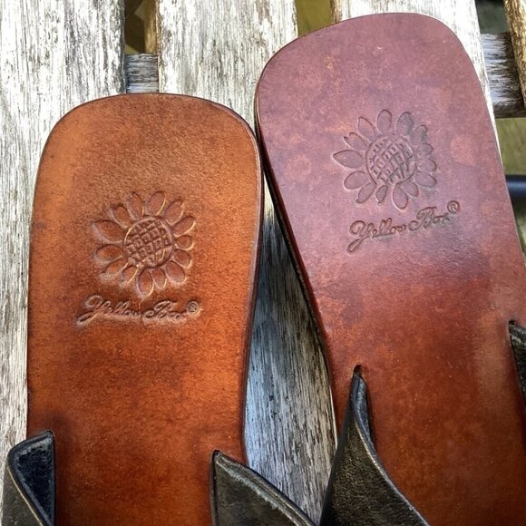 Yellow Box Mimosa Slip On Sandals Size 7.5 - Picture 3 of 5